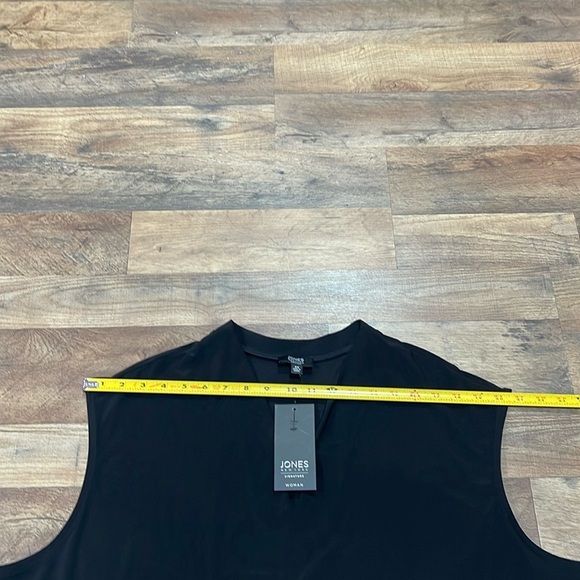 NEW Jones New York Black Boxy Muscle Tee - Picture 6 of 9